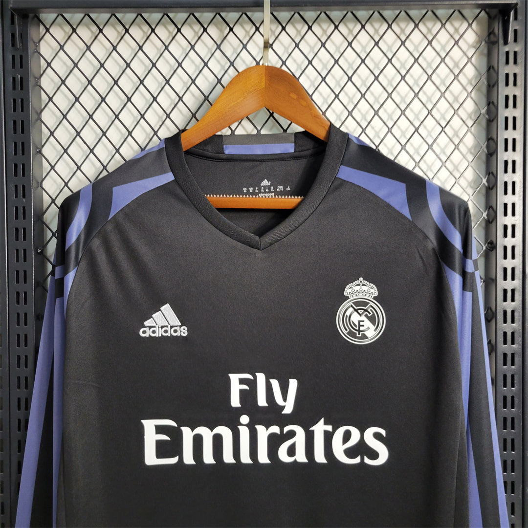 Real Madrid 16/17 Long Sleeve Away Kit