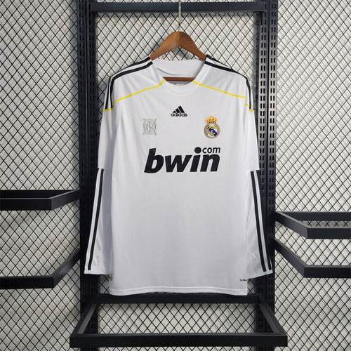 Real Madrid 09/10 Long Sleeve Home Kit