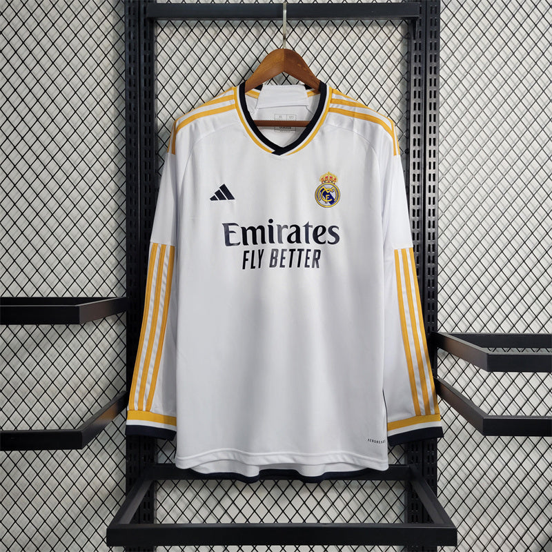 Real Madrid 23/24 Long Sleeve Home Kit