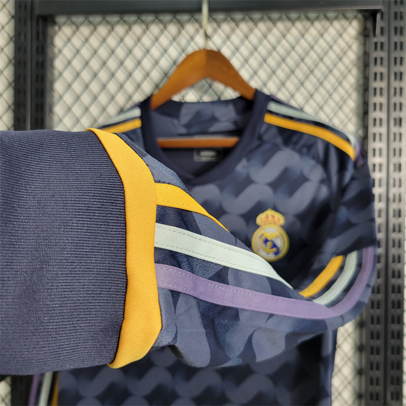Real Madrid 23/24 Long Sleeve Away Kit