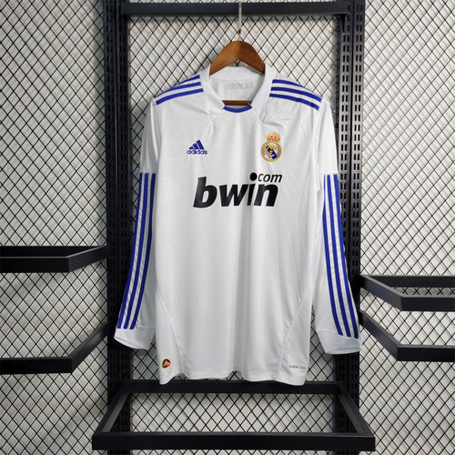 Real Madrid 10/11 Long Sleeve Home Kit