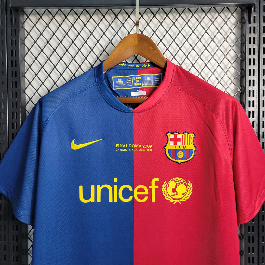 Retro Barcelona 08/09 Home Kit