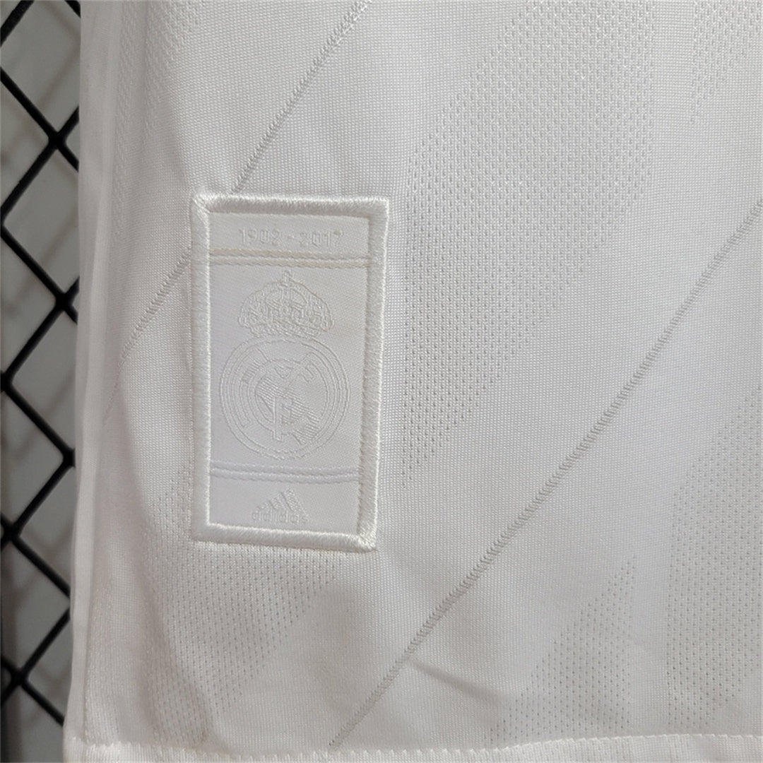 Real Madrid 17/18 Long Sleeve Home Kit