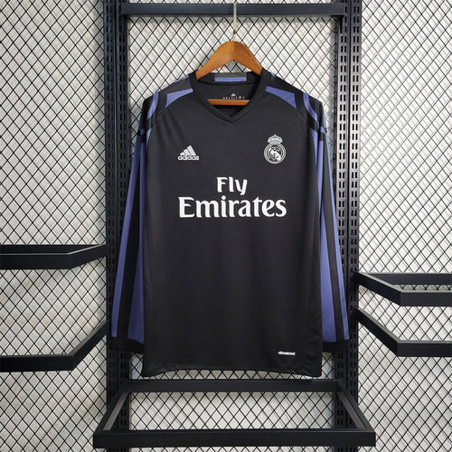 Real Madrid 16/17 Long Sleeve Away Kit