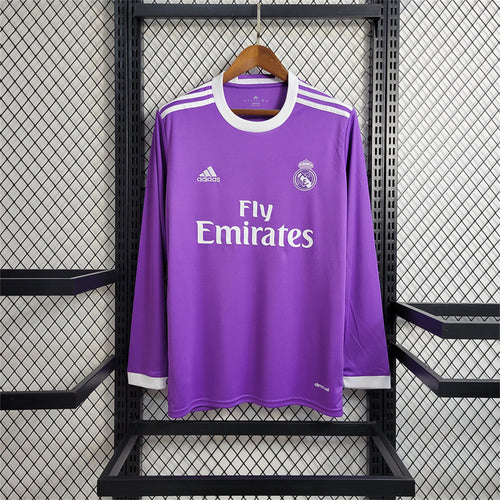 Real Madrid 16/17 Long Sleeve Away Kit