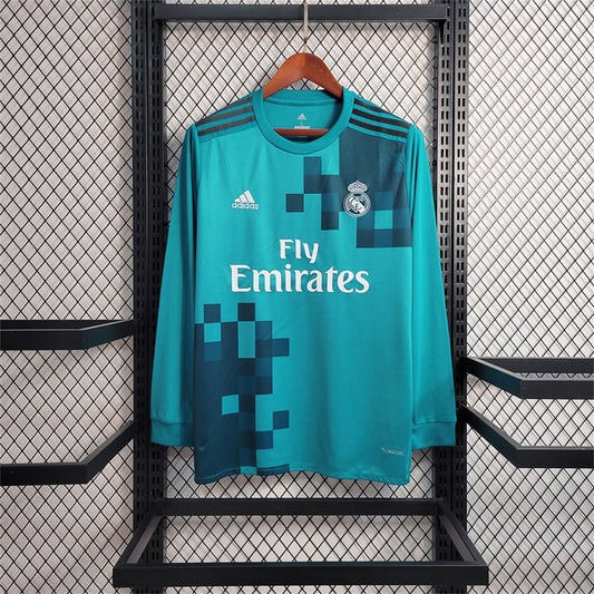 Real Madrid 17/18 Long Sleeve Away Kit