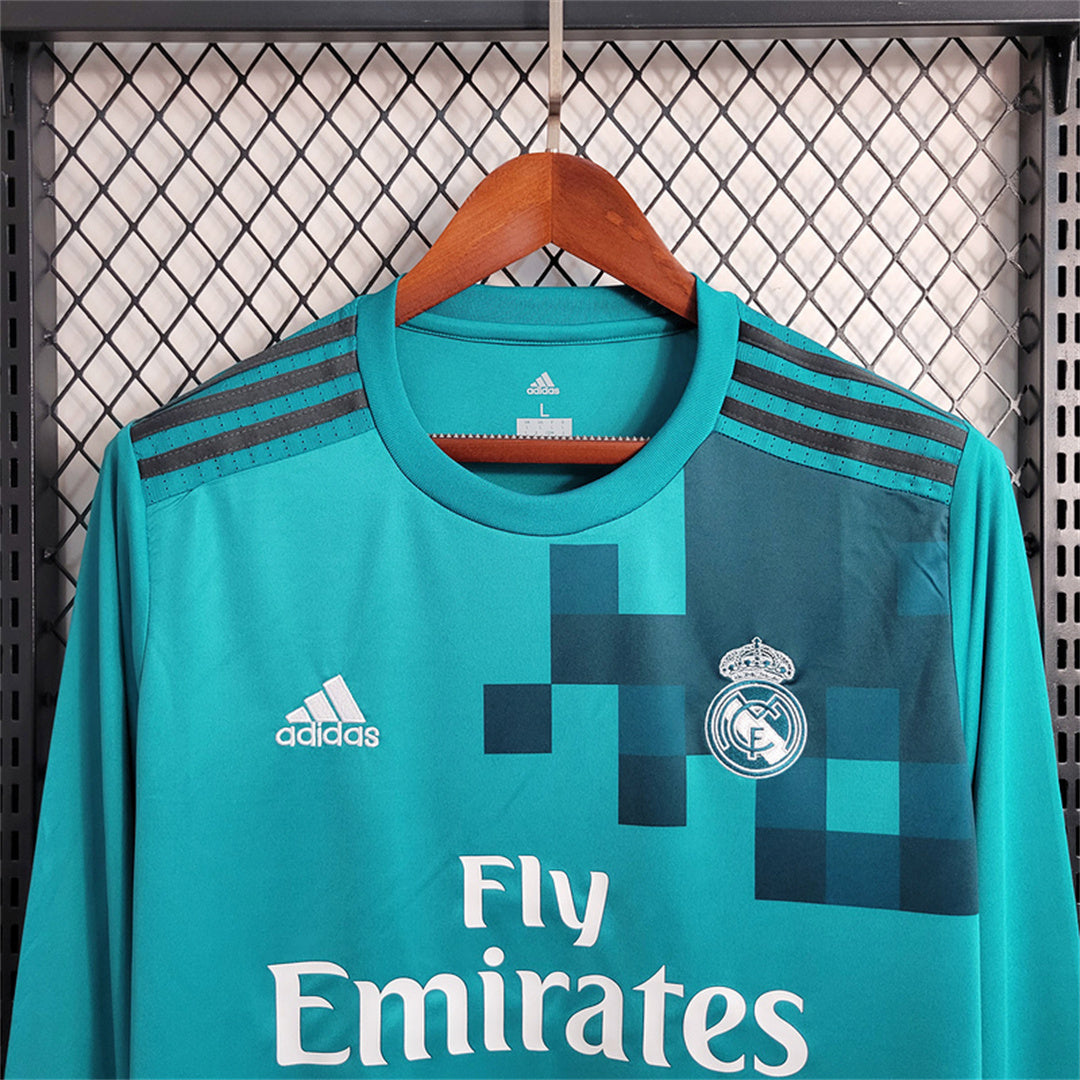 Real Madrid 17/18 Long Sleeve Away Kit