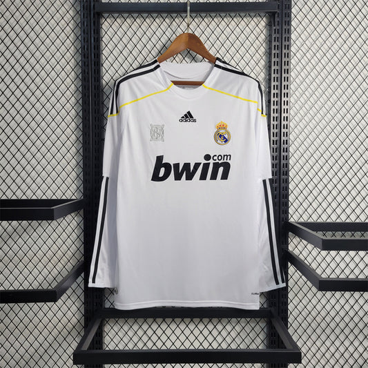 Real Madrid 09/10 Long Sleeve Home Kit
