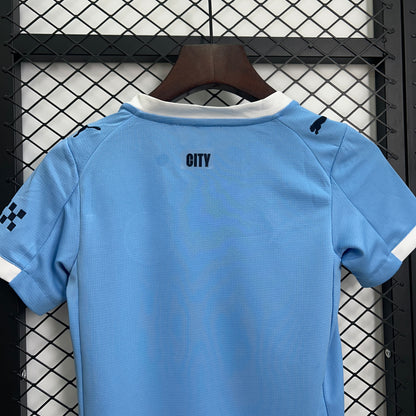 25/26 Kids Manchester City Home Kit