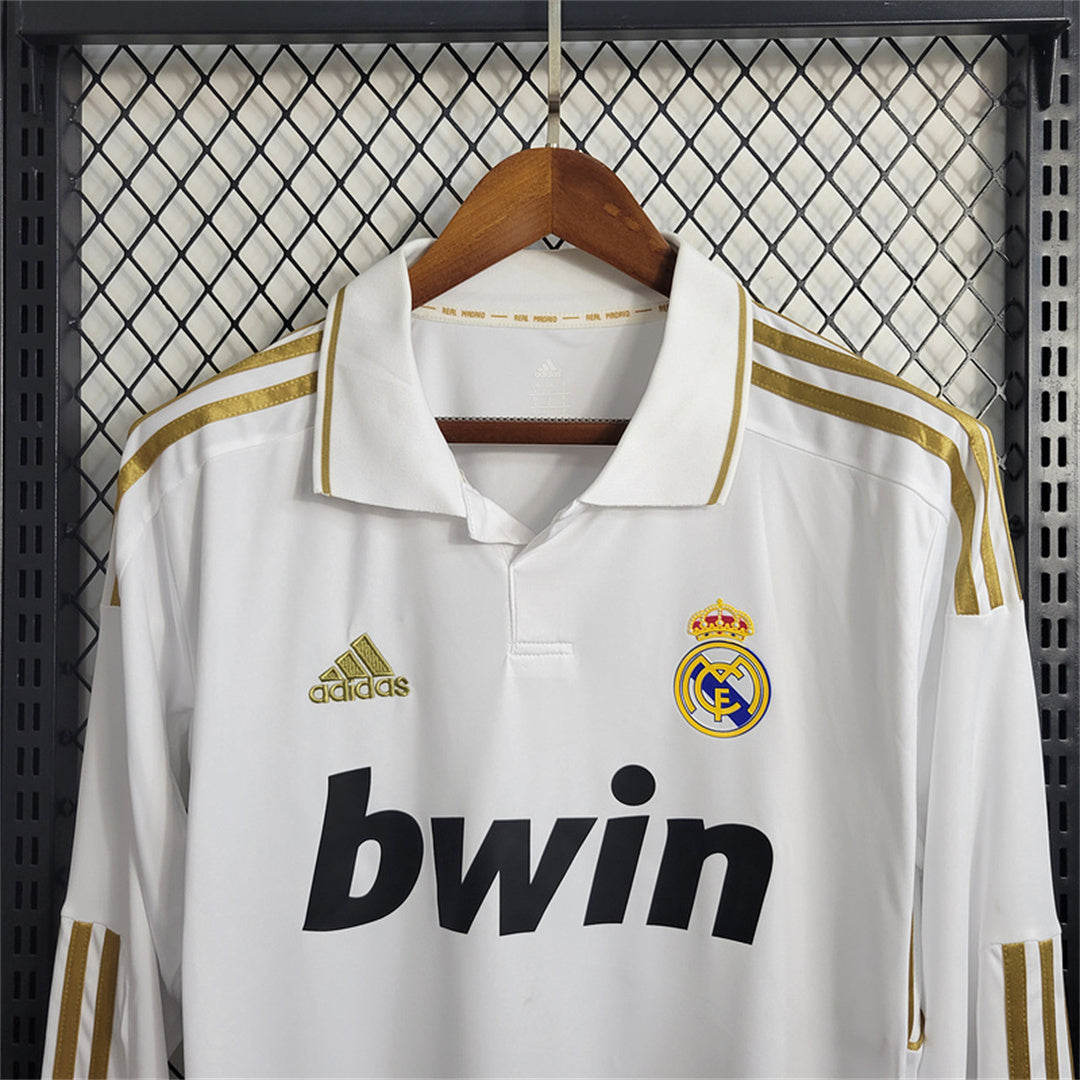 Real Madrid 11/12 Long Sleeve Home Kit