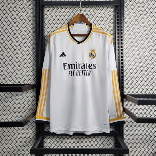 Real Madrid 23/24 Long Sleeve Home Kit