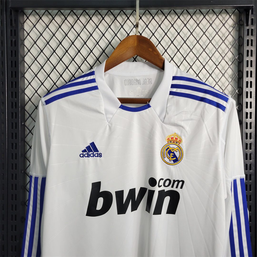 Real Madrid 10/11 Long Sleeve Home Kit