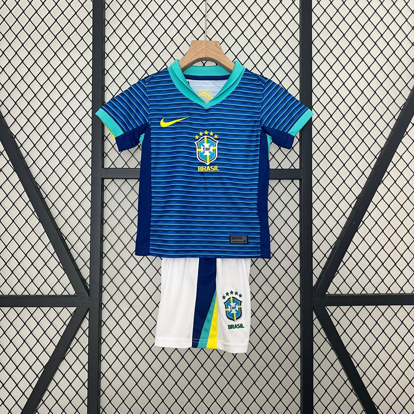 24/25 Kids Brazil Away Kit