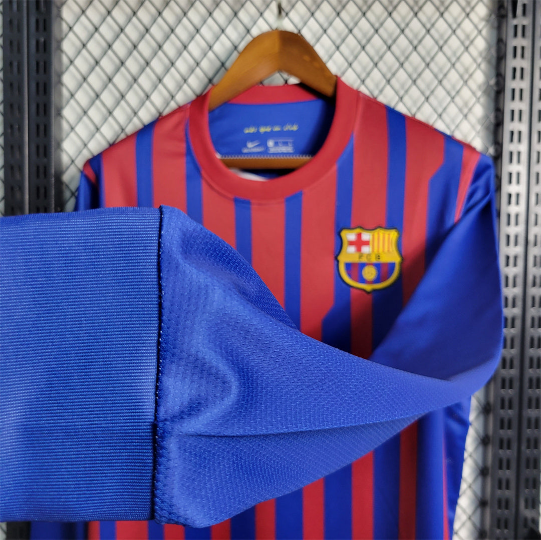 Barcelona 11/12 Long Sleeve Home Kit