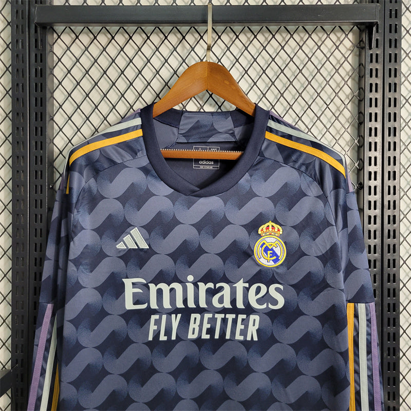 Real Madrid 23/24 Long Sleeve Away Kit