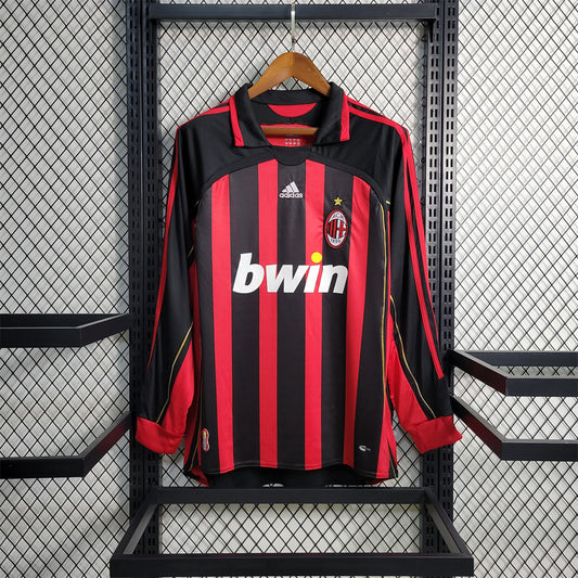 AC Milan 06/07 Long Sleeve Home Kit