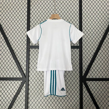 17/18 Retro Real Madrid Home Kids