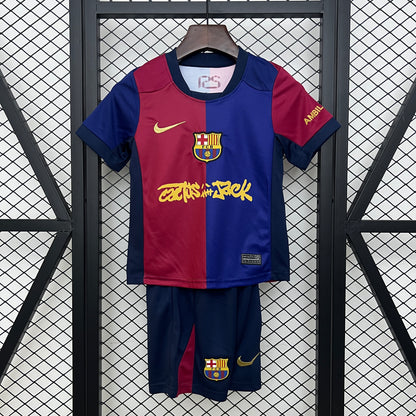 25/26 Kids Barcelona Red Kit