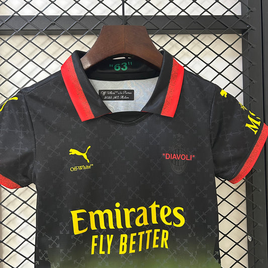 24/25 Kids AC Milan Co-Branded Edition Kit