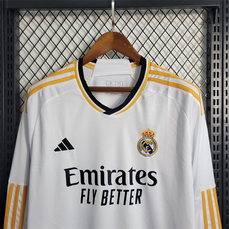 Real Madrid 23/24 Long Sleeve Home Kit
