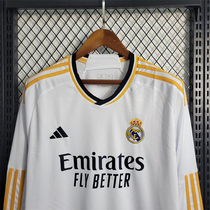 Real Madrid 23/24 Long Sleeve Home Kit