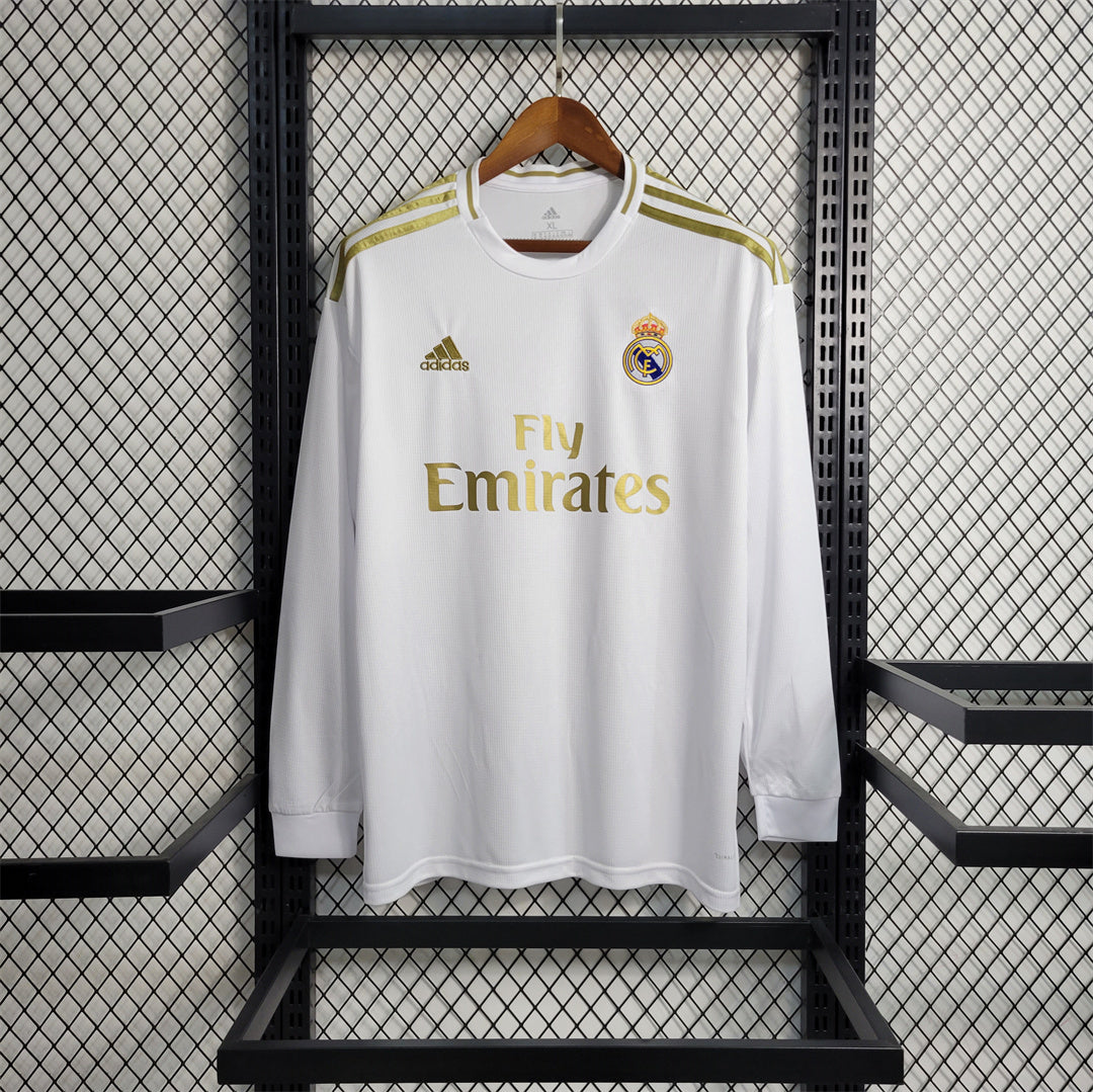 Real Madrid 19/20 Long Sleeve Home Kit