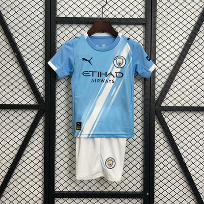25/26 Kids Manchester City Home Kit