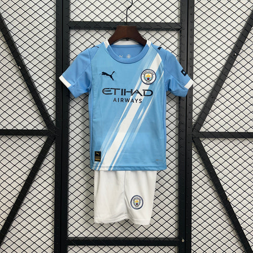 25/26 Kids Manchester City Home Kit