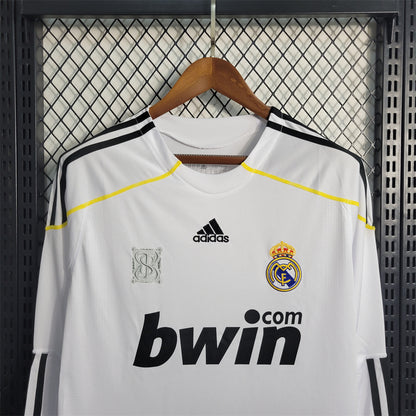 Real Madrid 09/10 Long Sleeve Home Kit