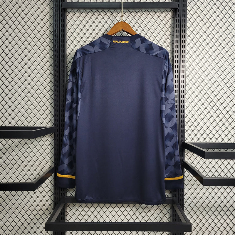 Real Madrid 23/24 Long Sleeve Away Kit