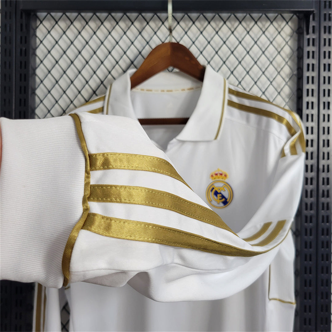 Real Madrid 11/12 Long Sleeve Home Kit