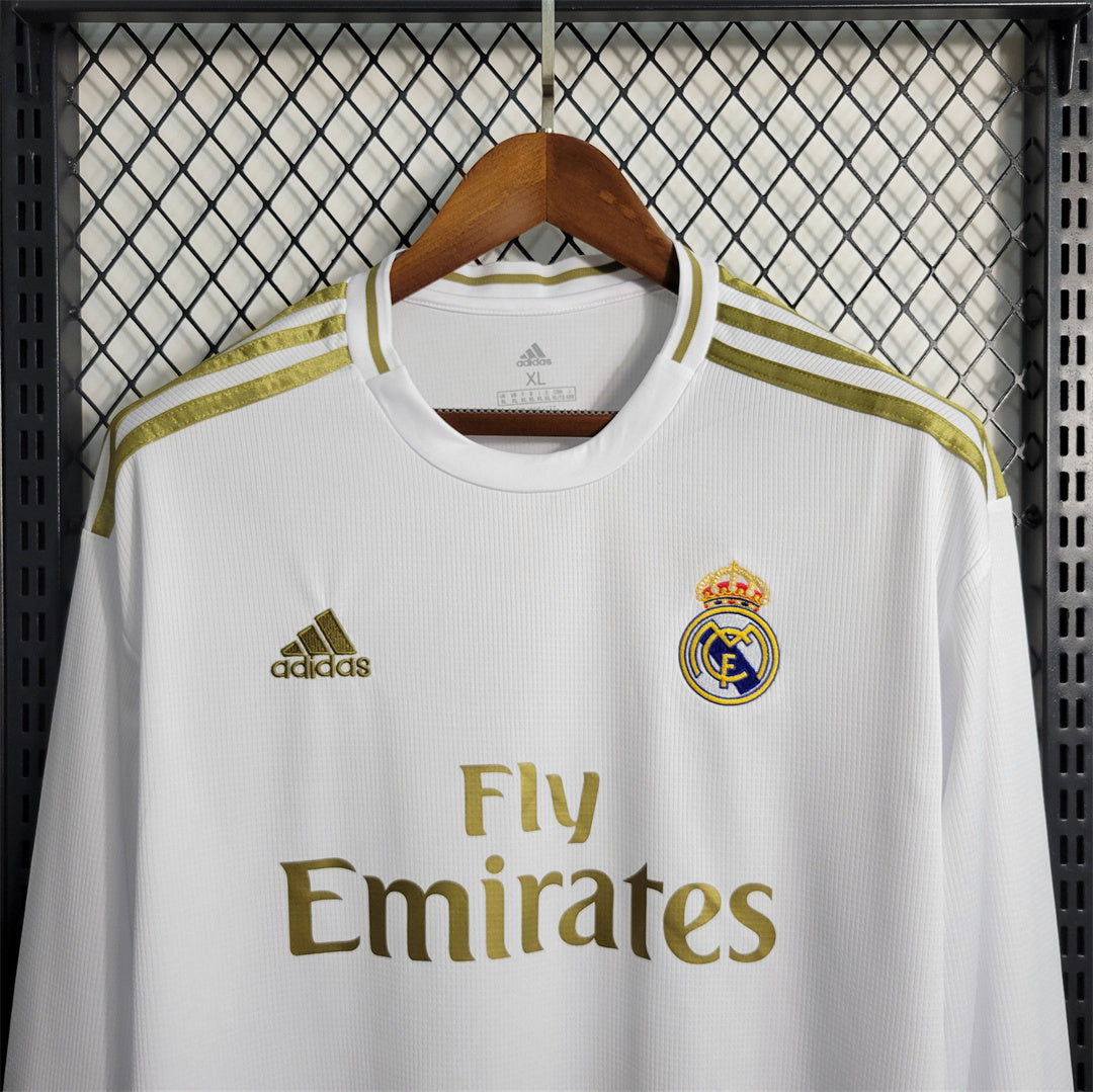 Real Madrid 19/20 Long Sleeve Home Kit
