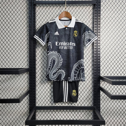 Kids Real Madrid “Black Dragon” Special Kit
